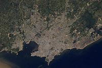 Montevideo from space