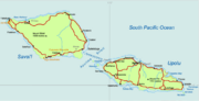 Map of Samoa