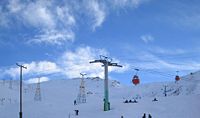 Dizin skiing resort, Iran