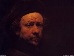 One of Rembrandt's many self-portraits.