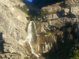Bridal Veil Falls in Provo Canyon between Orem and Heber City.
