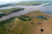 Intracoastal waterway in Louisiana near New Orleans