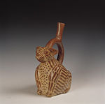 Moche Ocelot. 200 C.E. Larco Museum Collection Lima, Peru