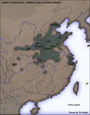 Urbanization during the Spring and Autumn period.