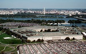 The Pentagon, headquarters of the U.S. Department of Defense in Arlington.