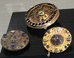 Merovingian fibulae, Bibliothèque Nationale de France.
