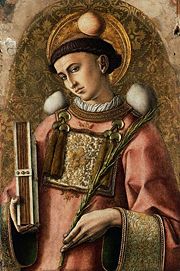 Saint Stephen, vested as a deacon