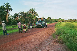 The Road between Conakry and Katon