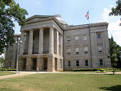 North Carolina State Capitol in Raleigh.