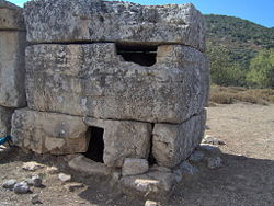 The tomb of Shammai in the Meron river in Israel.