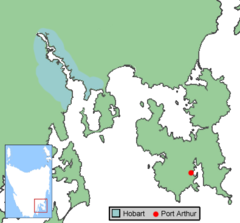 Location of Port Arthur.