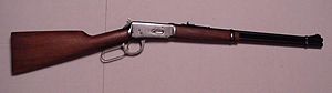 The Winchester Model 1894 lever action rifle.