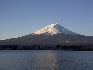Sunrise on Mount Fuji