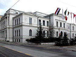 The National Theater, located in Sarajevo.
