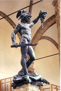 Perseus and Medusa by Cellini, Loggia dei Lanzi, Firenze.