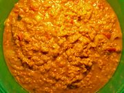Masoor dal prepared using a traditional yellow dal recipe