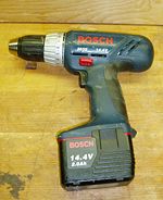 A cordless drill with clutch.