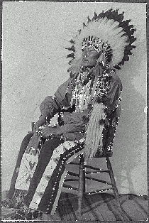 Jessee Hale in ceremonial dress, c. 1925.