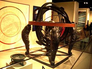 Korean celestial globe first made by the scientist Jang Yeongsil during the Joseon Dynasty under the reign of King Sejong.