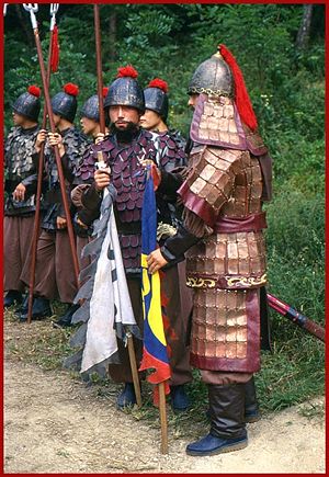 Baekje soldiers