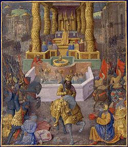 Herod enters Jerusalem.
