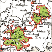Region of Nuremberg, Ansbach, Kulmbach, and Bayreuth, (Franconia and Bavaria, Germany).