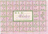 A ration card for milk, from 1983.