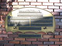 Monument commemorating Allied airmen who lost their lives over Warsaw.