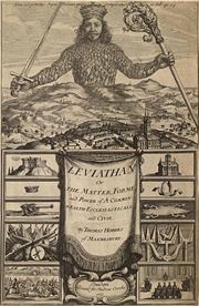Frontispiece of "Leviathan," by Abraham Bosse, with input from Hobbes