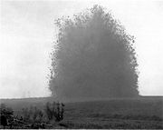Explosion of the Hawthorn Ridge mine, 7:20 am, July 1, 1916