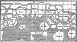 Map of Mars by Giovanni Schiaparelli