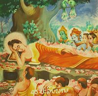 Buddha's entry into Parinirvana