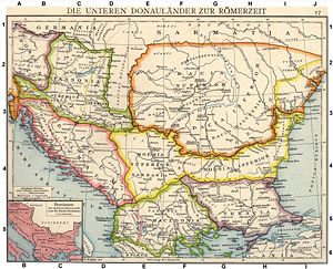 Roman Pannonia and surrounding areas