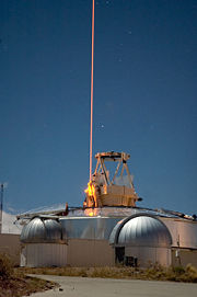 A 50W FASOR, based on a Nd:YAG laser, used at the Starfire Optical Range