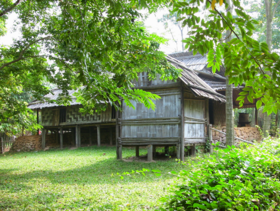 A Yao stilt house in Vietnam
