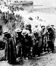British & French prisoners at Dunkirk, June 1940.