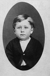 Young Orville Wright.