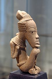 Nigeian Nok sculpture, c. 500 B.C.E.