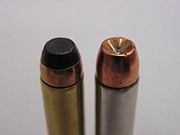 The Geneva Accords prohibit military use of softpoint (left) and hollowpoint (right) bullets such as these.
