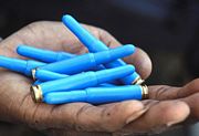 Rubber bullets are designed to be non-lethal.