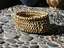 A traditional Yagán basket, woven by Abuela Cristina, the last known full-blooded Yagán.