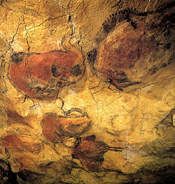The polychrome ceiling at Altamira