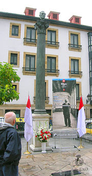 Homage to Unamuno in Bilbao.