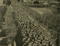 Germans soldiers captured by the British in Flanders