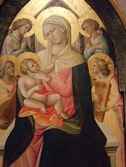 Madonna and Child, by Giovanni di Marco c. 1430.