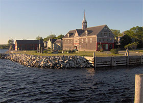 Shelburne, Nova Scotia, a major early destination of Loyalist refugees.