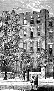 George Eliot died at 4 Cheyne Walk, Chelsea, London