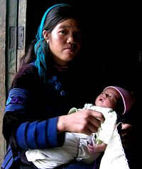 A minority from Yuanyang, Honghe Hani and Yi Autonomous Prefecture