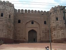 Roshnai Gate, built by Mughal emperor Akbar.