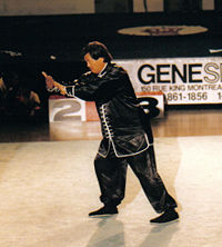 Wu style being demonstrated at a tournament in Toronto, Canada